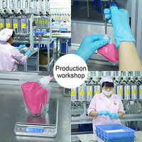 Base de gloss à lèvres végétalienne, brillante et mate, imperméable, pour la fabrication de pigments de gloss à lèvres OEM, résistants au transfert et à effet scintillant, vente en gros