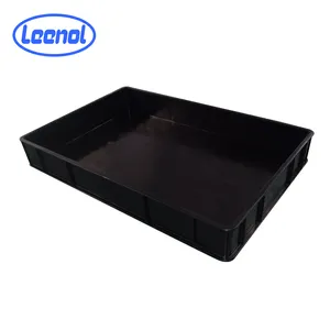 Leenol Professional Plastic Blister Tray Factory PS Tray Conductive ESD PCB Tray Black