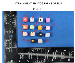 Nuevas Cuentas Decorativas de Aleación de Zinc en Forma de Cruz Multicolor con Orificios Rectos para Bolígrafos y Cadenas de Teléfono, Accesorios de Joyería - Product Image 6