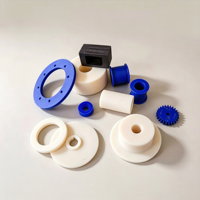 Personalizzazione OEM ODM, Parti in Plastica di Precisione Lavorate a CNC, Lavorazione CNC di HDPE, POM, PEEK, PTFE