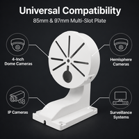 Caja de Conexiones Universal Tipo L para Cámara Domo, Impermeable, de Plástico, Soporte de Pared para CCTV, Base para Cable Oculto, Accesorios para Cámara