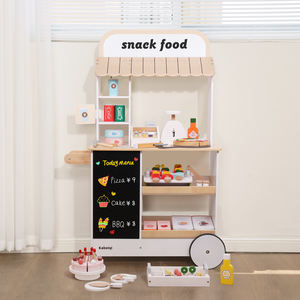 Camions de nourriture en <span class=keywords><strong>bois</strong></span> populaires pour enfants, jeu de rôle Hoye Crafts, nourriture en <span class=keywords><strong>bois</strong></span> mignonne pour en-cas - Product Image 2