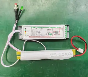 Fuente de alimentación de emergencia led 168T, controlador de emergencia FeLiPO4, batería de 6,4 v para luz led tri-prueba de 10W-50W