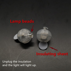 ไฟบอลลูนกลม LED ขนาดเล็ก,ไฟลูกบอลเวลาสแตนด์บายได้นานสำหรับโคมไฟกระดาษบอลลูนปาร์ตี้งานแต่งงาน - Product Image 5