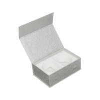 Boîte cadeau personnalisée en carton rigide magnétique en forme de livre pour prothèses dentaires, avec gaufrage, rembourrage en mousse EVA, finition mate, pour soins personnels et couches.