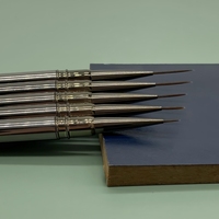 Stylo de dessin d'art d'ongle en Nylon de bonne qualité pour la peinture manucure bricolage utilisation de beauté Tube en métal brosse de revêtement d'ongle