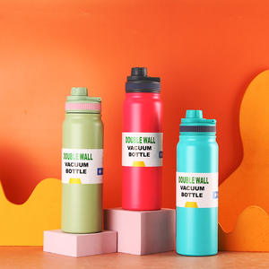 Bouteille isotherme de sport en acier inoxydable à double paroi, gobelet de voyage sous vide 800 ml avec couvercle hermétique - Product Image 1