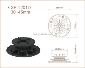 Heavy Duty Hoogte/Helling Verstelbare Ondersteuning Tegels Voetstuk Systeem XF-T201D 30-45 Mm - Product Image 2