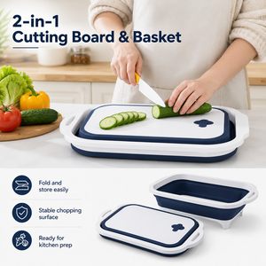 Juego <span class=keywords><strong>de</strong></span> Preparación <span class=keywords><strong>de</strong></span> <span class=keywords><strong>Cocina</strong></span> Plegable Moderno 3 <span class=keywords><strong>en</strong></span> 1: Tabla <span class=keywords><strong>de</strong></span> Cortar, Colador Plegable y Contenedor <span class=keywords><strong>de</strong></span> Almacenamiento para una <span class=keywords><strong>Cocina</strong></span> sin Esfuerzo - Product Image 2