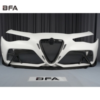Nouveau kit carrosserie BFA amélioré style GTAM en fibre de verre pour Alfa Romeo Giulia, léger, durable, ajustement parfait OEM, crochet de remorquage à visser