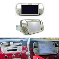Autoradio Android pour Fiat 500 2007-2015, lecteur multimédia, Carplay sans fil, Auto BT, GPS, navigation, unité principale