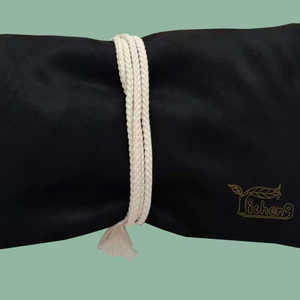 Túi nhung với dây kéo đóng cửa sang trọng cổ điển giản dị phong cách đơn giản trường hợp mục đích đặc biệt - Product Image 1