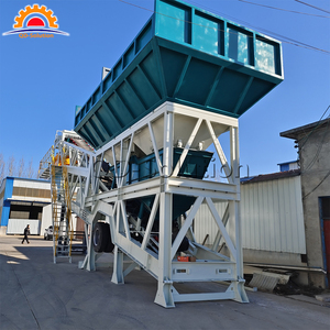 25m3/H-100m3/H Betonbatchinstallatie Mobiele Draagbare Betonmengfabriek - Product Image 2