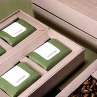 Boîte à cartes blanche personnalisée de graines de melon boîte à couvercle rabattable boîte en papier personnalisée de produit alimentaire impression en gros