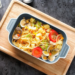 Bandeja Rectangular de Cerámica para Gratinar, Bandeja para <span class=keywords><strong>Hornear</strong></span> Lasaña, Contenedor para <span class=keywords><strong>Hornear</strong></span>, Bandejas para Asar - Product Image 6