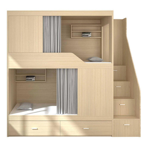 Cápsulas espaciales para dormir, literas de madera para apartamentos de estudiantes, hoteles de e-sports, literas japonesas de acero y madera para hostales. - Product Image 1