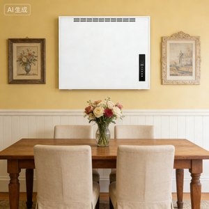 Calentador Eléctrico de Pared, Calentador <span class=keywords><strong>Convector</strong></span> Delgado Blanco con Control Digital para Hogar y Oficina - Product Image 2