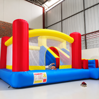 Structure gonflable commerciale pour aire de jeux et château gonflable pour enfants - Matériau PVC, logo et couleur personnalisés, taille 3x4m²