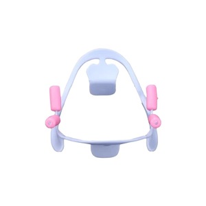 Abrebocas dental transfronterizo con soporte 3D y almohadilla de mordida para adultos, operación manual, blanco con almohadillas rosas - Product Image 2
