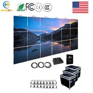 Pantalla LED P3.91 para Exteriores, de <span class=keywords><strong>Alquiler</strong></span>, IP65 Impermeable, Panel de Video Wall de Bloqueo Rápido con Texto para Publicidad en Aeropuertos y Eventos - Product Image 1
