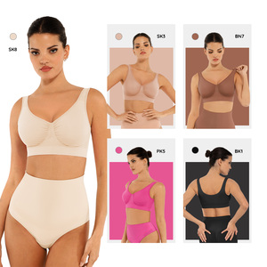 Reggiseno T-shirt Plus Size Hexin all'ingrosso da donna, confortevole, senza ferretto, senza cuciture, traspirante, non imbottito, per signore - Product Image 4