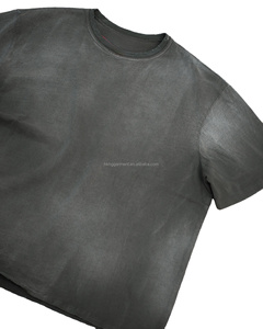 Camiseta de Diseño Personalizado, Estilo Vintage, Lavado Ácido, Fabricante de Camisetas, Corte Recto, Estilo Y2K, Camiseta para Hombre - Product Image 2