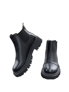 Fashion High-quality Platform High Top Thick-soled Men's Shoes Genuine Leather British Business Casual Chelsea Ankle <b>Boots</b> - Product Image 1