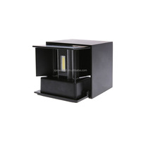 IP65 extérieur monté réglable moderne rond imperméabilisent l'applique murale de LED 6w 12w l'applique murale du cube LED