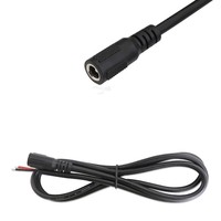 Kabel daya DC 5521 laki-laki ke laki-laki kabel ekstensi konektor steker 22AWG