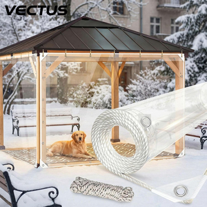 Bâche en vinyle PVC imperméable Vectus <span class=keywords><strong>pour</strong></span> fenêtres <span class=keywords><strong>de</strong></span> terrasse d'hiver, vente en gros, ODM, à prix abordable - Product Image 1