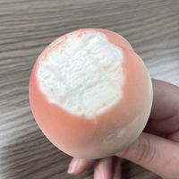 En gros Sorbet aux fruits 3D Pêche Fraise, Crème glacée à la pêche la plus délicieuse, Crème glacée virale et célèbre sur internet