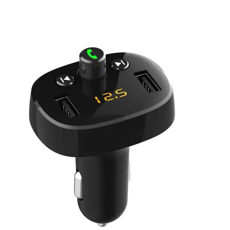 Car Player Dual Charger Bluetooths Audio Radio Bt Handsfree Stereo Fm Transmitter With 3.1A Quick Mp3 Car Charger Cheap Price