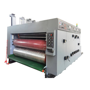 Máquina de fabricación de cajas de cartón, Impresión de cajas de cartón corrugadas, completamente automática, máquina de impresión de corte y ranura de 4 colores - Product Image 1