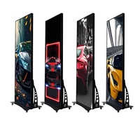 Schermo a specchio a LED per interni P3 1920*640mm dimensioni dell'armadio senza soluzione di continuità per negozi al dettaglio centro commerciale OEM fornitore di animazione del testo