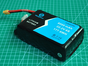 신스파워 베스트셀러 6S2P 솔리드 스테이트 배터리 팩 INR21700 22.2V 8000mAh 20C XT60/XT90-S 커넥터 2KG 7-10인치 FPV 드론용 - Product Image 5