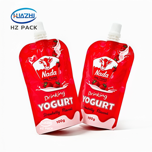 Pochette d'emballage de yaourt de haute qualité avec bec verseur pour purée de fruits, sachet d'emballage de boisson, sac à eau liquide, emballage pour aliments pour bébés - Product Image 3