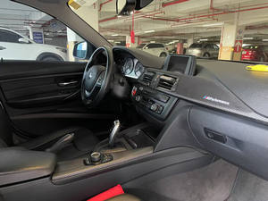 Ensemble de 10 Pièces de Garnitures Intérieures en Fibre de Carbone Mat et <span class=keywords><strong>Alcantara</strong></span> pour Tableau de Bord, pour <span class=keywords><strong>BMW</strong></span> F30/F32/F33/F36 Série 4 Conduite à Gauche (LHD) - Product Image 3