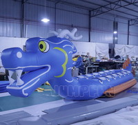 Pas cher adultes gonfler bateau d'eau nouveau dragon conception bateaux de sports nautiques 12 sièges ou personnalisé Dragon Ship