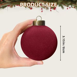 Juego de Bolas de Navidad Multicolores con Efecto Nevado, Adornos Colgantes para Árbol de Navidad, Decoración para Fiestas en Casa y Festivales - Product Image 2