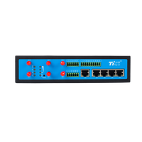 Passerelle VPN industrielle Bivocom double SIM 5G/4G LTE GNSS WIFI GSM GPRS Modem Modbus RTU TG463-NR 5 ports Ethernet Gigabit direct