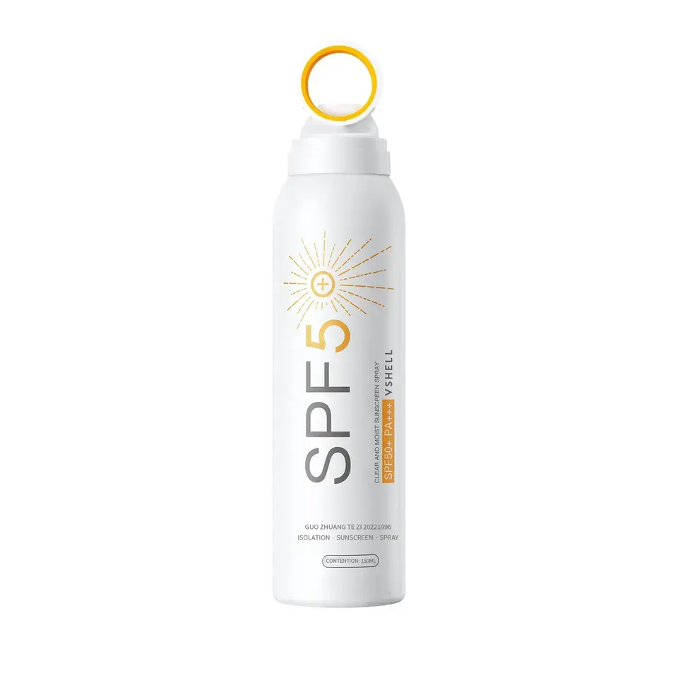 Nhãn Hiệu Riêng Spf 50 Kem Chống Nắng Phun PA +++ Tự Nhiên Thuần Chay Rõ Ràng Không Thấm Nước Kem Chống Nắng Sương Uva/Uvb Bảo Vệ Kem Chống Nắng Phun