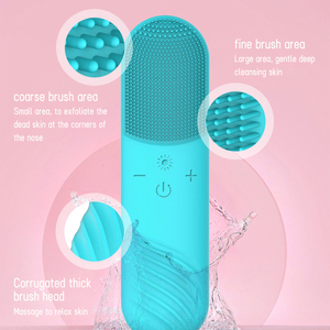 Cepillo de Limpieza Facial Eléctrico, Exfoliante Facial Sónico, Impermeable, de Silicona, para Limpieza Profunda, Portátil - Product Image 4