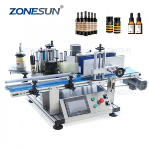 ZONESUN ZS-TB150 Máy Dán Nhãn Tự Động Để Bàn Lon Tròn Chai Rượu Thủy Tinh Máy Dán Nhãn Chai Tròn - Product Image 1