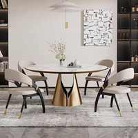 Sillas de Comedor Modernas Vintage de Madera Maciza para Banquetes, Restaurantes, Hoteles y Cafeterías, Sillas de Comedor Tapizadas en Cuero
