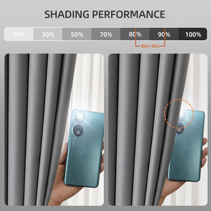 Chất lượng cao rèm cửa khách sạn chuyên nghiệp thiết kế cơ giới mới sóng dệt Pleated kỹ thuật màn sẵn sàng thực hiện màn - Product Image 4