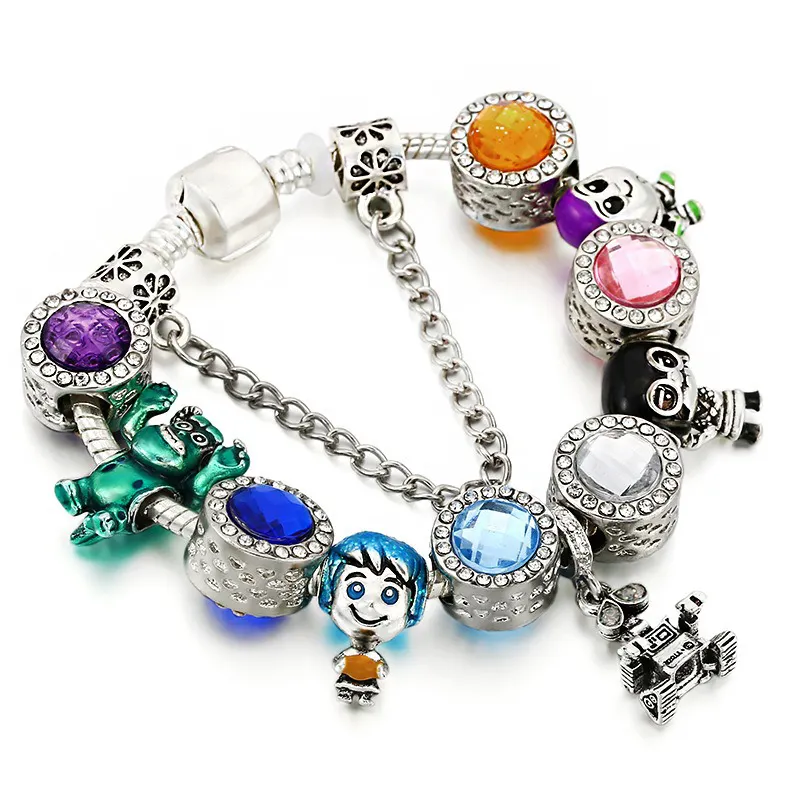 Power source machine anime charm bracelet bas series e light year pendant Walli cartoon film and television character bracelets