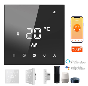 Nhà máy OEM HY607 wifi thông minh tĩnh nhiệt hiển thị kỹ thuật số 5 + 2 lập trình dưới sàn điện sưởi ấm nhiệt Màn hình cảm ứng - Product Image 1