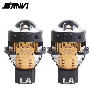 Sanvi Nouveaux Phares à Lentille Projecteur LED Super Lumineux 3 Pouces 12V 6000K 4000 Lumens pour le marché secondaire, Garantie <span class=keywords><strong>2</strong></span> Ans, Compatibles Infiniti Q50 <span class=keywords><strong>Golf</strong></span> 6 - Product Image 1