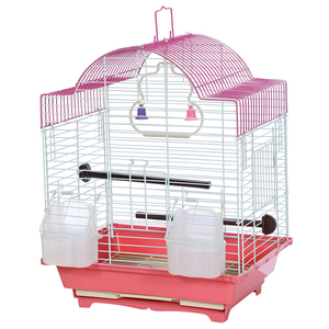 Pájaro <span class=keywords><strong>de</strong></span> metal jaula completa <span class=keywords><strong>de</strong></span> pájaro <span class=keywords><strong>pequeño</strong></span> canario finch blanco jaula con cuencos kandang <span class=keywords><strong>de</strong></span> burung - Product Image 2