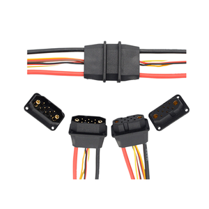 2P+8P 30A High Current Hybrid Connector Gold Plated Male Female Terminal 8Core 3A Signal Pin Plant Protection <b>Drone</b> RC Aircraft - Product Image 2